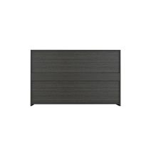 Cómoda de 6 Cajones con Amplio Espacio de Almacenaje - Color Wengue - 120x40x75 cm - Mueble Moderno para Dormitorio.