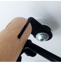 Pack 4 Sillas de Comedor, Sillas Cocinas, Acabado en Blanco y Madera, Medidas: 45 cm (Ancho) x 53 cm (Largo) x 83 cm (Alto)