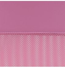 Silla de Oficina Ergonómica con Respaldo en PU Rosa y Tejido 3D Rosa, Reposacabezas Ajustable - Medidas 57,5x54x104-114 cm