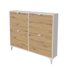 Mueble Zapatero - Almacenamiento Elegante y Práctico | 97,4 x 116,8 x 20 cm (alto x ancho x fondo)