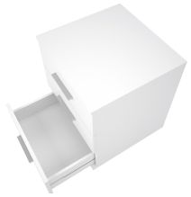 Cajoneras Para escritorio con ruedas 3 Cajones color blanco 58 x 45 x 44 Cm (alto x ancho x fondo)